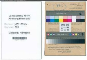 Entnazifizierung Hermann Vatterodt , geb. 15.08.1922 (Angestellter)
