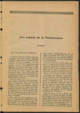 Una evasión de la penitenciaria