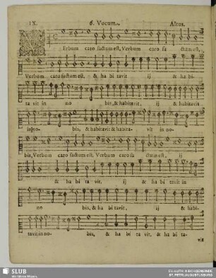 IX. Verbum caro factum est
