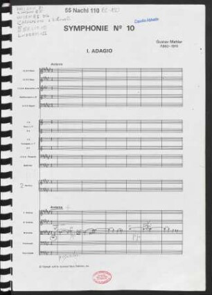 Symphonie No 10 : Adagio