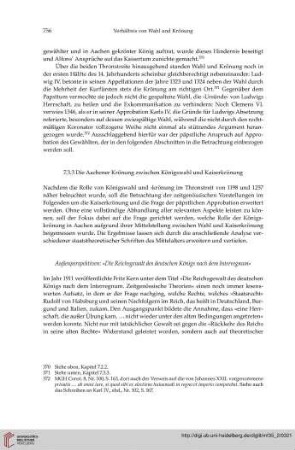 7.3.3 Die Aachener Krönung zwischen Königswahl und Kaiserkrönung