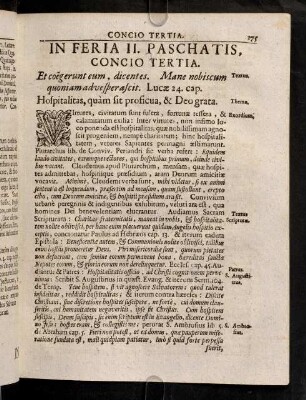 175-179, Concio Tertia