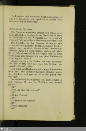 Alarm in der Garnison
