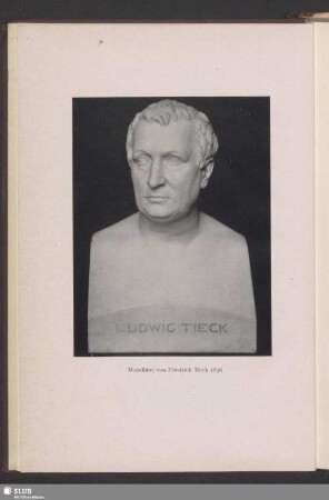 Ludwig Tieck. Modelliert von Friedrich Tieck 1836