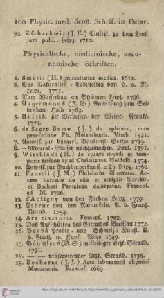 Physicalische, medicinische, oeconomische Schriften