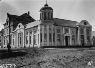 Hotel : Blick auf das Hotelgebäude in Swakopmund
