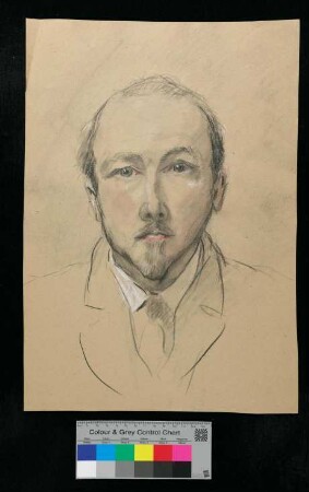 Gouache [Selbstportrait von Graf zu Dohna]