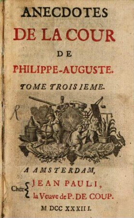Anecdotes De La Cour De Philippe-Auguste, 3