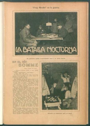 La batalla nocturna en el río Somme : "Fray Mocho" en la guerra