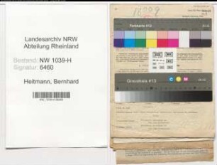 Entnazifizierung Bernhard Heitmann , geb. 23.08.1905 (Hauderer)
