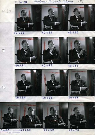 Portraitserie Carlo Schmid