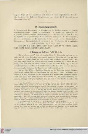 IV. Schmuckgegenstände