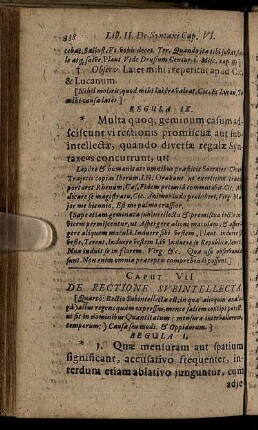 Caput VII. De Rectione Subintellecta.