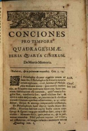 Annus Apostolicus : Seu Conciones Tempore Quadragesimae Praedicabiles, 1