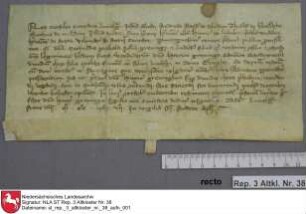 1297, November 29 Der Rath zu Lüneburg bezeugt, daß Mechtild und Ludolf Greving dem Heinrich Greving eine halbe Pfanne Salz verkauft haben