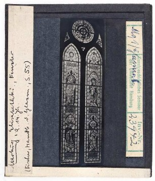 Marburg, Elisabethkirche, Fenster Anfang 14. Jhd.