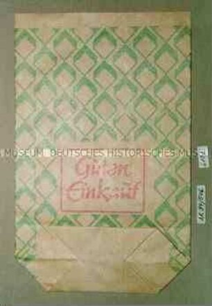 Einkaufstüte "Guten Einkauf" (geometrisch gemustert)