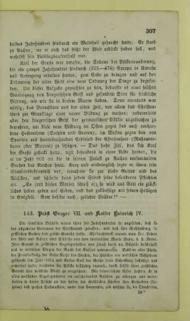 143. Pabst Gregor VII. und Kaiser Heinrich IV.