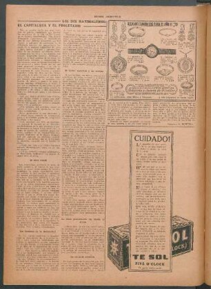 Los términos de la desigualdad