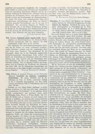 104-105 [Rezension] Antwort des Glaubens