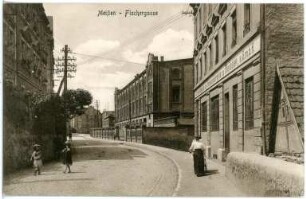Meißen. Fischergasse - Verkaufsstelle des Konsumvereins