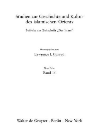 2: Urf und šarīa im Südmarokko des 19. Jahrhunderts : Al-Muḫtār as-Sūsīs Biographiensammlung al-Masūl als Quelle