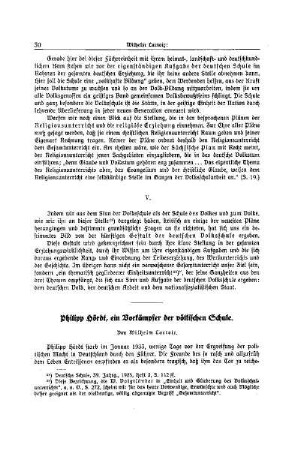 Philipp Hördt, ein Vorkämpfer der völkischen Schule
