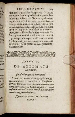 Caput VI. De Axiomate Connexo.