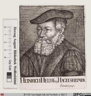 Bildnis Heinrich Heldt gen. Hagelsheimer