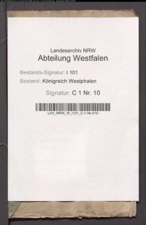 Beaufsichtigung der ravensbergischen Linnenfabrikation