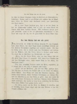 Vor dem Gesetze sind wir alle gleich!