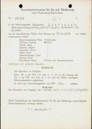Liebhardt, Richard