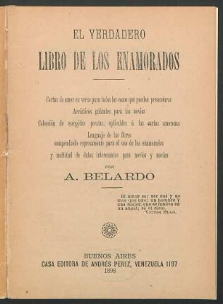 El amor es