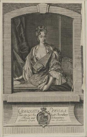 Bildnis der Fürstin Charlotta Louisa zu Anhalt-Bernburg, Hoym und Schaumburg
