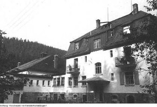 Schmiedeberg-Dönschten. Ferienheim Dönschten, ehemals Gasthof Waldesruh, September 1949