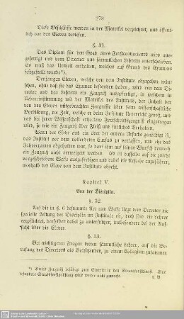 XI.II.V. Von der Disciplin.