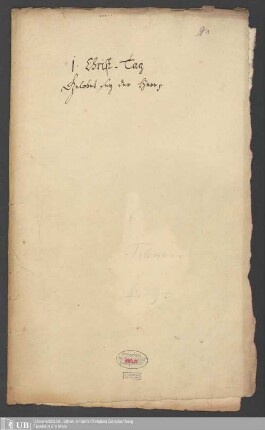 Ms. Ff. Mus. 1036 - 1. Christ-Tag : Gelobet sey der Herr p