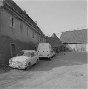 Dresden-Reick, Altreick 17. Gut (18. / 19. Jh.). Hofansicht mit Scheune