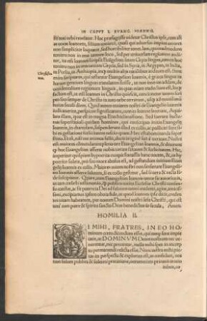 Homilia II.