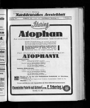 Jahrgang 1926, Hamburg, den 4. April 1926, Nummer 14