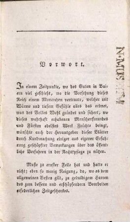 Bemerkungen über die Einführung der Oeffentlichkeit des gerichtlichen Verfahrens und der Geschwornen-Gerichte in Baiern