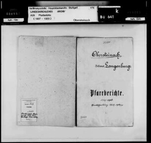 Obersteinach: Pfarrberichte
