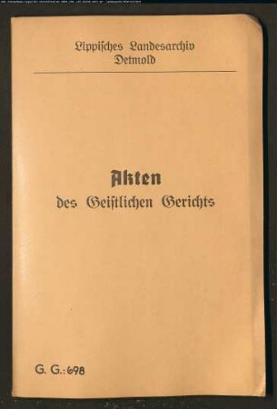 Johann Jakob Grohte, jetziger Berckemeyer zu Oerlinghausen gegen den Schulmeister Dubbert zu Oerlinghausen, wegen einer Beleidigung