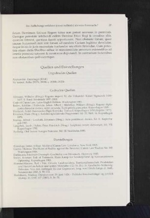 Quellen und Darstellungen