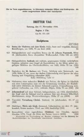 Dritter Tag (Nr. 422-623)