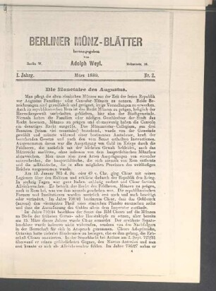 März 1880. Nr. 2
