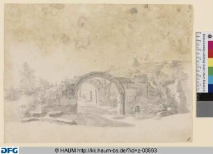 Ruine am Hang