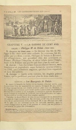 Chapitre V. - La guerre de Cent ans