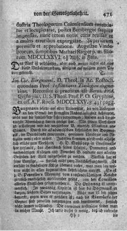 Institutiones theologiae dogmaticae.