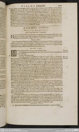 Psalmus LXXXIII
